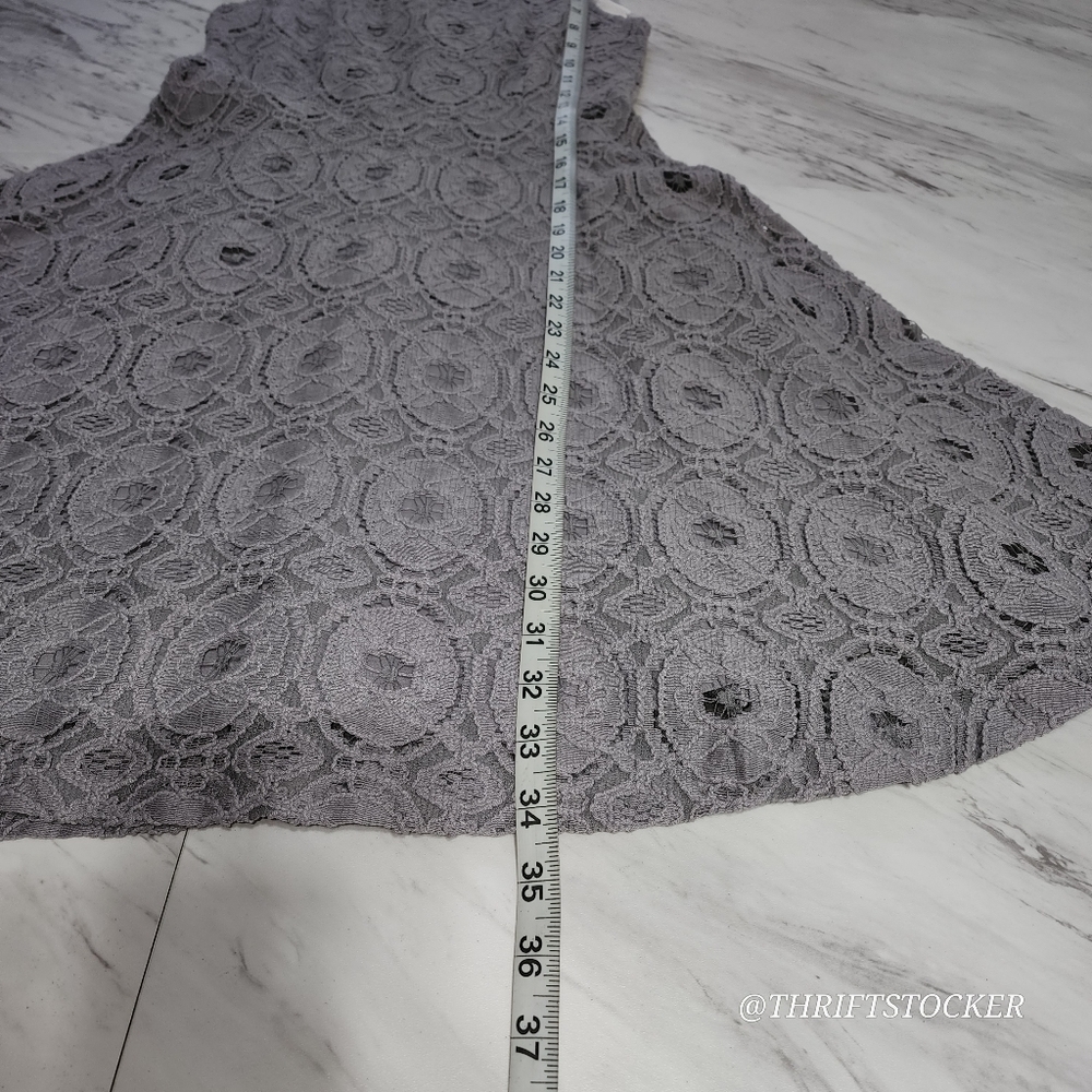 Altar’d State Halo Lace Sleeveless Fit & Flare Mini Dress - Picture 5 of 8